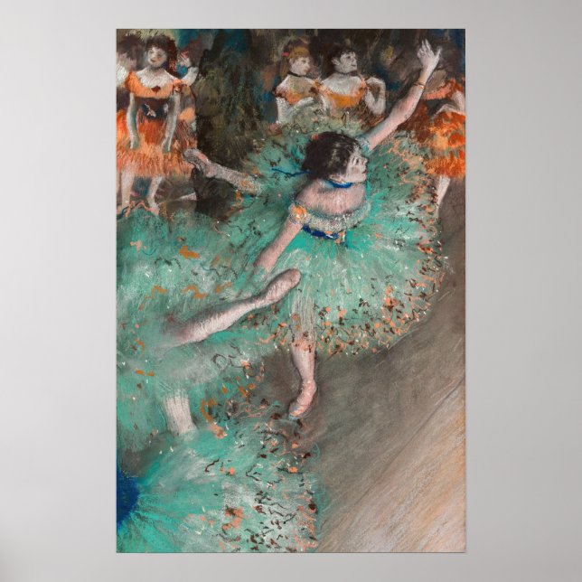 Affiche Edgar Degas - Danseuse basculant / Danseuse en ver (Devant)
