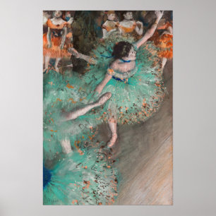 Affiche Edgar Degas - Danseuse basculant / Danseuse en ver