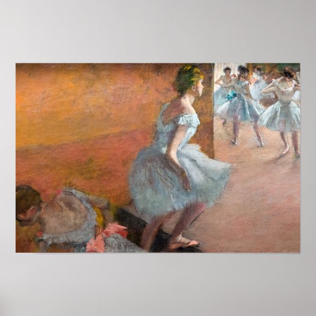 Affiche Edgar Degas - Danseuses montant un escalier (Devant)