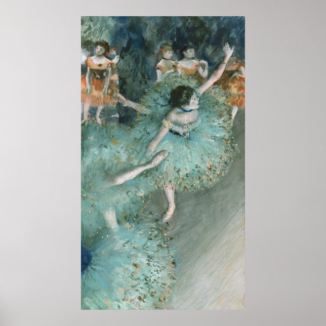Affiche Edgar Degas Edgar Dancer (Danseuse en vert) (Devant)