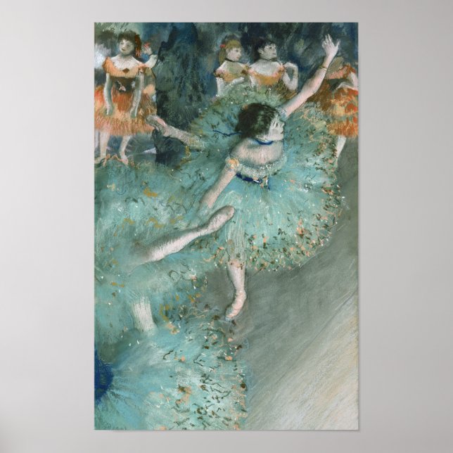 Affiche Edgar Degas Edgar Dancer (Danseuse en vert) (Devant)