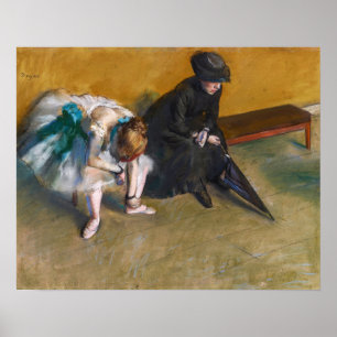 Affiche Edgar Degas - En attente