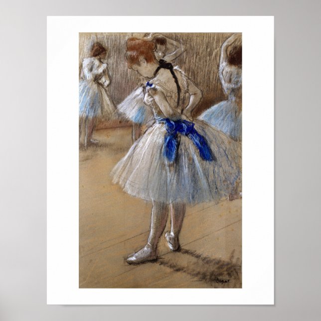 Affiche Edgar Degas | Étude d'un danseur (Devant)