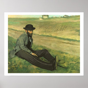Affiche Edgar Degas   Eugene Manet