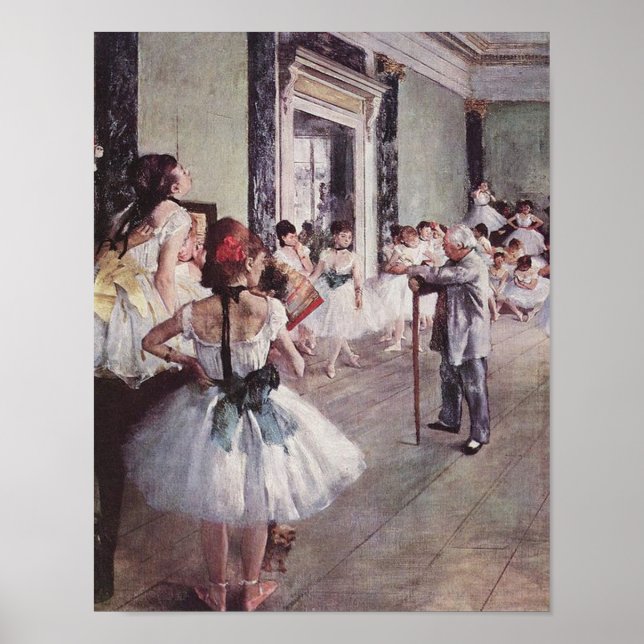 Affiche Edgar Degas La Classe Danse (Devant)