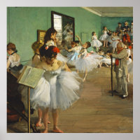Edgar Degas La Classe Danse Ballerina Peinture