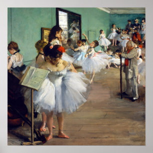 Affiche Edgar Degas - La classe de danse