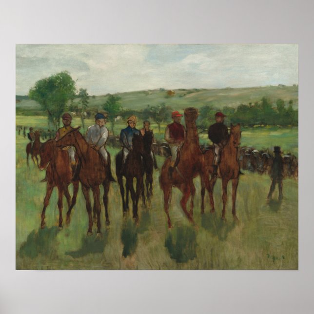 Affiche Edgar Degas | Les Voyageurs (Devant)