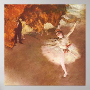 Affiche Edgar Degas L'Étoile