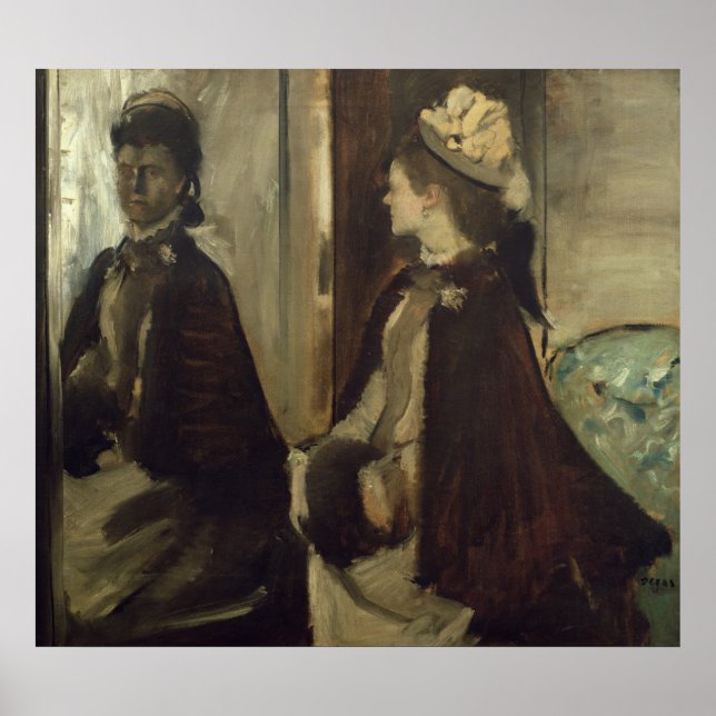 Affiche Edgar Degas | Madame Jeantaud dans le miroir (Devant)