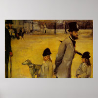 Edgar Degas - Place de Concorde 1875 toile à huile
