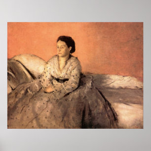 Affiche Edgar Degas Portrait d'Estelle Musson de Gas
