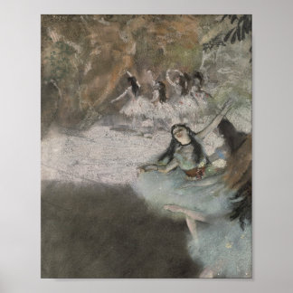Affiche Edgar Degas, Sur scène, 1876-1877