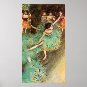 Affiche Edgar Degas The Green Dancer