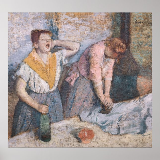 Affiche Edgar Degas | The Laundresses, c.1884 (Devant)