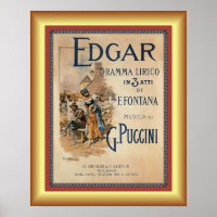 Edgar ~Piccini ~ Drame Lyrique Par F. Fountana ~