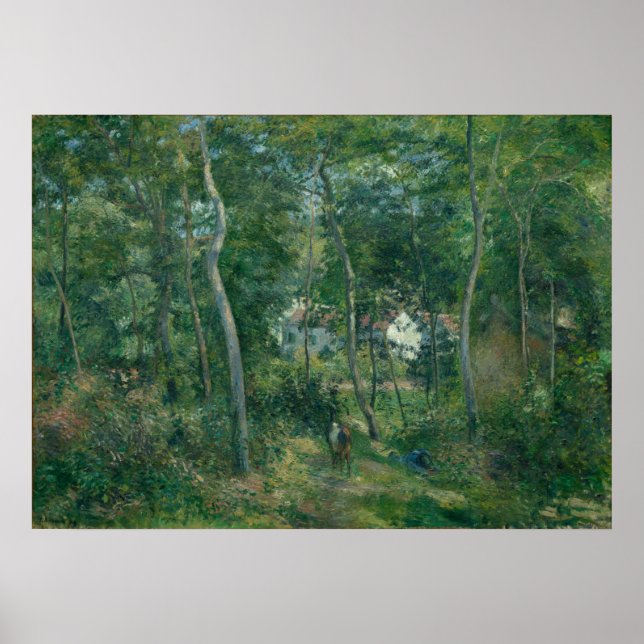 Affiche Edge of the Woods par Camille Pissarro (Devant)