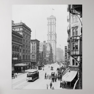 Affiche Édifice Broadway & Times (Carré Une Fois)