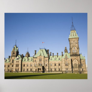 Affiche Édifice du Parlement à Ottawa, Ontario, Canada