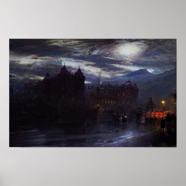 Affiche Édimbourg (Devant)