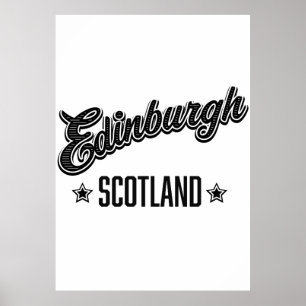 Affiche Edimbourg Écosse