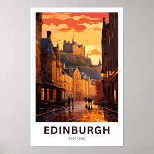 Affiche Edimbourg Scotland Travel Imprimer