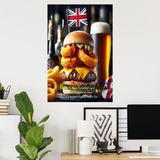 Affiche Edinburgh Eats : Pub Grub Glory 24x36 (Bureau à domicile)