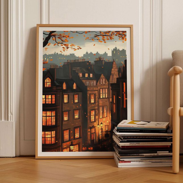 Affiche Edinburgh Print Edinburgh Illustration Scotland Pr (Créateur téléchargé)
