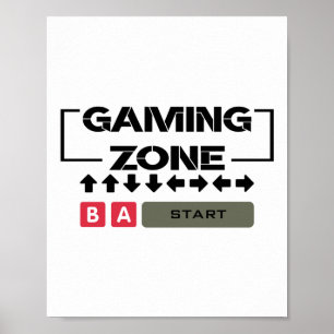Affiche Édition Bouton Zone de Jeu
