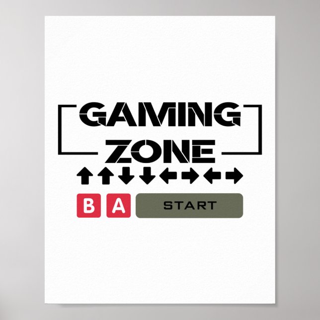 Affiche Édition Bouton Zone de Jeu (Devant)