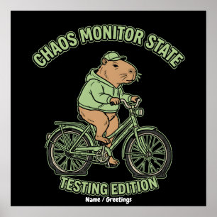 Affiche Édition de test de l'état du moniteur de chaos de