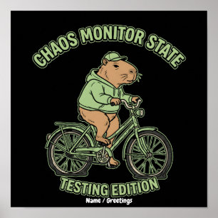 Affiche Édition de test de l'état du moniteur de chaos de