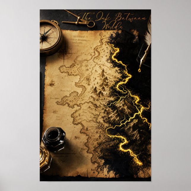 Affiche Édition Limitée de The Ink Between Worlds (Devant)