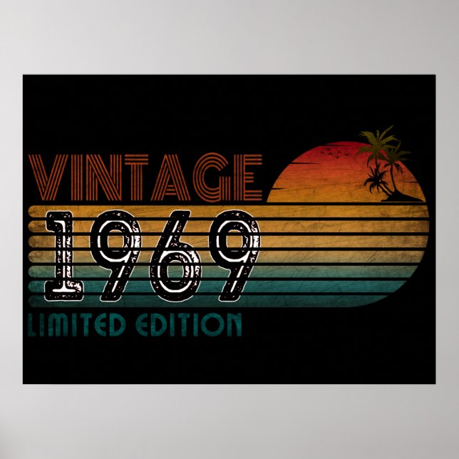 Affiche édition limitée vintage 1969  (Devant)
