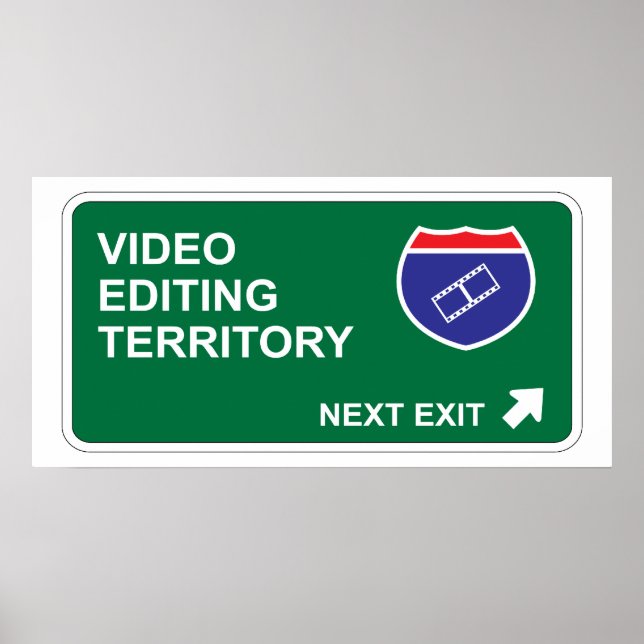 Affiche Édition vidéo suivante Quitter (Devant)