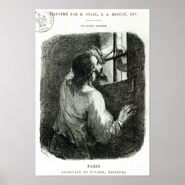 Affiche Edmond Dantes emprisonné au Château d'If (Devant)