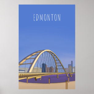 Affiche Edmonton Alberta Canada