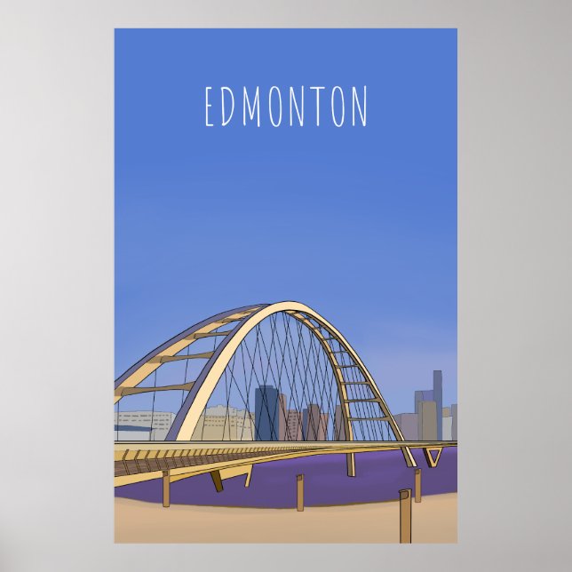 Affiche Edmonton Alberta Canada (Devant)