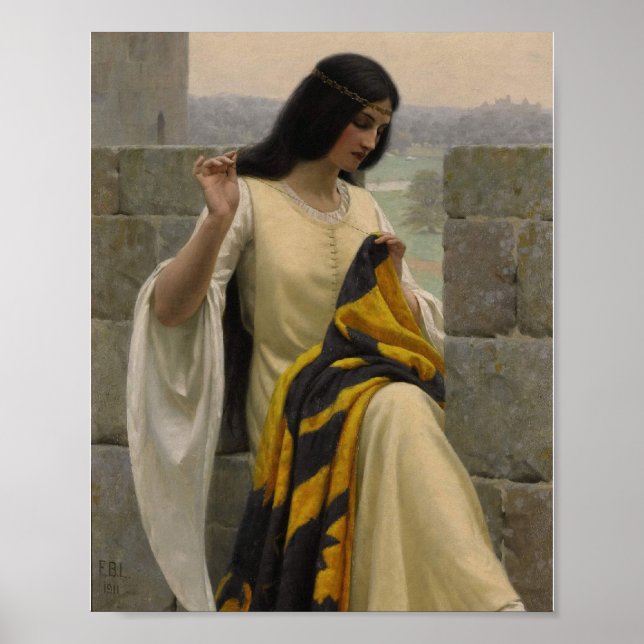 Affiche Edmund Blair Leighton (Devant)