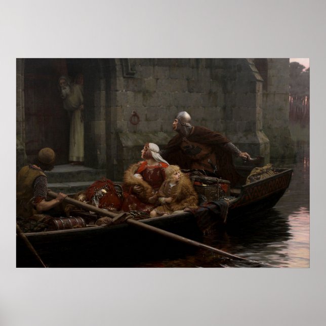 Affiche Edmund Blair Leighton - En temps de péril (Devant)