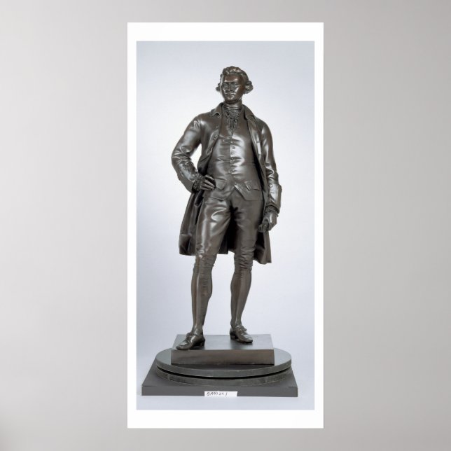 Affiche Edmund Burke (1729-97) 1865 (bronze) (Devant)