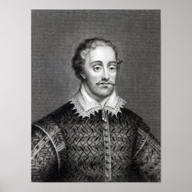 Affiche Edmund Spenser, gravée par Burnet Reading (Devant)