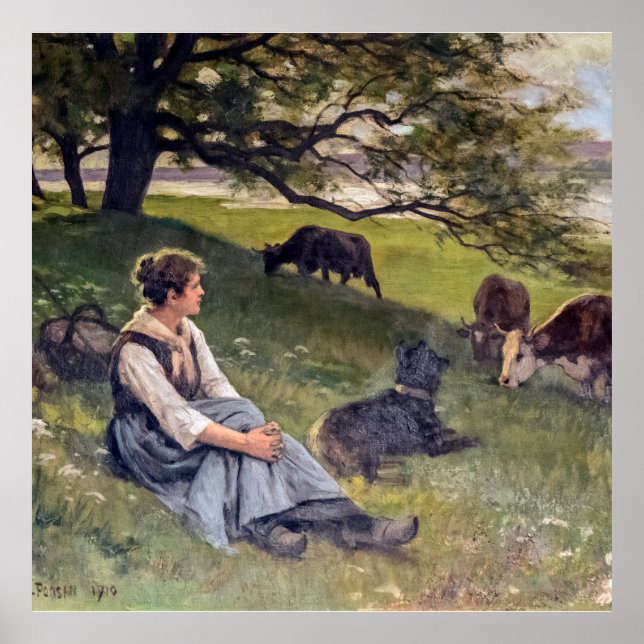 Affiche Edouard Debat-Ponsan La Crevette (Devant)