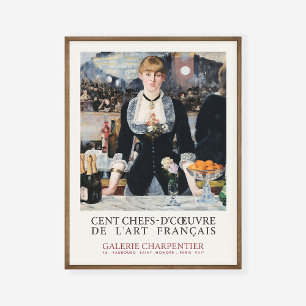 Affiche Edouard Manet A Bar at the Folies-Bergere Fine Art