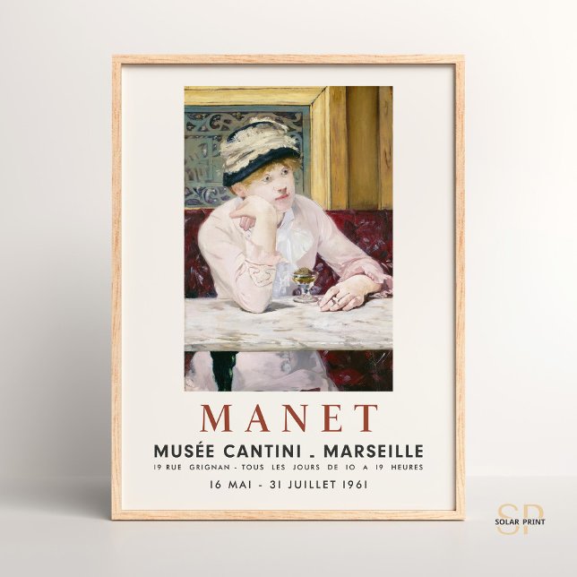 Affiche Edouard Manet Art Imprimer Plum Brandy Peinture Vi (Créateur téléchargé)