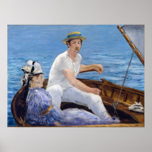 Affiche Edouard Manet - Bateau
