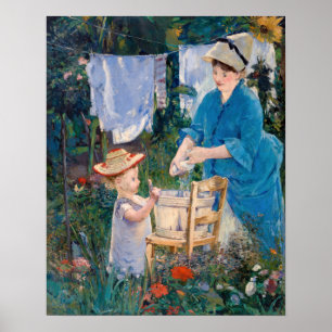 Affiche Edouard Manet - Blanchisserie