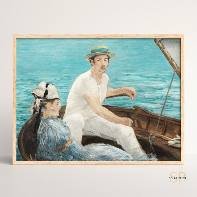 Affiche Edouard Manet Boating Painting Art Print (Créateur téléchargé)