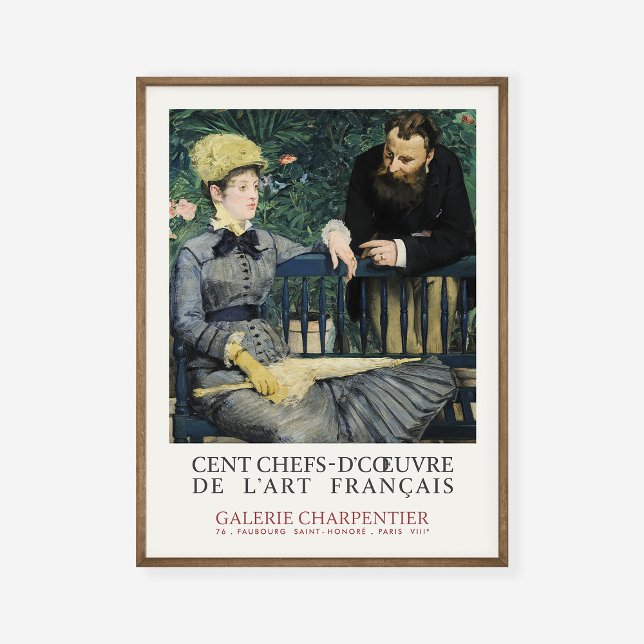 Affiche Edouard Manet Dans Le Conservatoire d'Art Expositi (Créateur téléchargé)