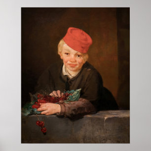 Affiche Edouard Manet - Garçon aux cerises